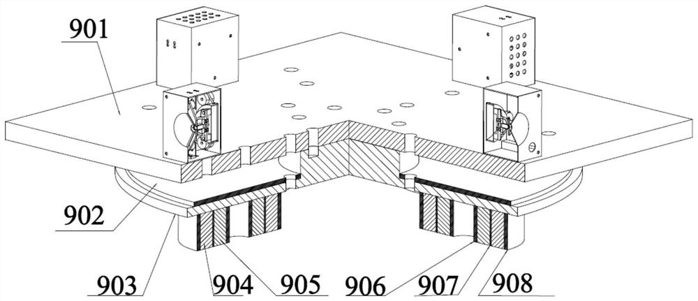 Sub-mN-level superconductive plane suspension type vacuum attitude and orbit control test system