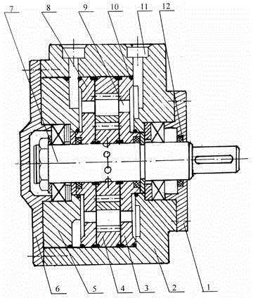 Non-circular planetary gear hydraulic motor for oil-emulsion medium