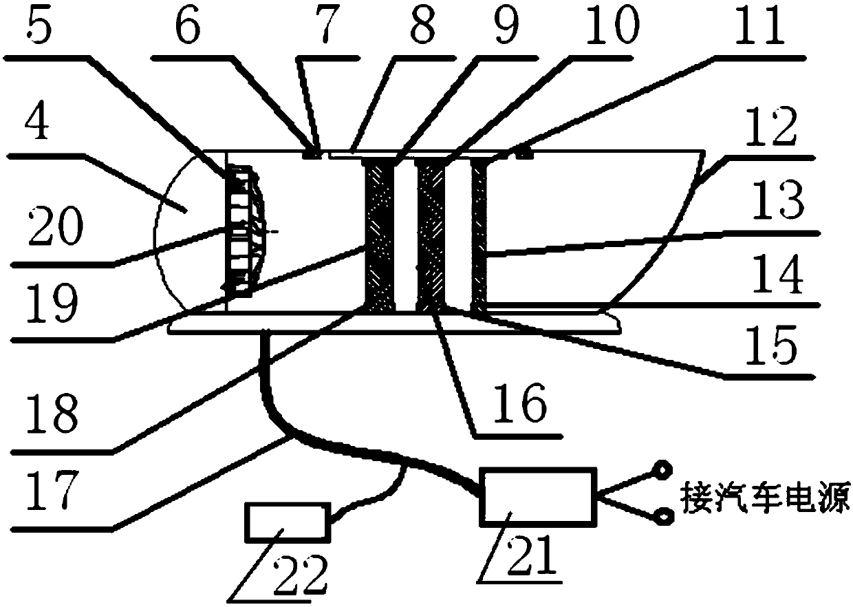 Vehicle-mounted movable external air purifying device and vehicle