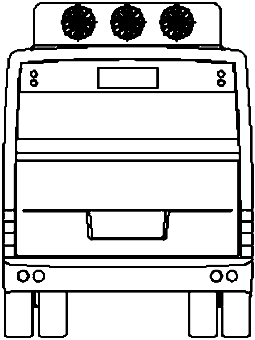 Vehicle-mounted movable external air purifying device and vehicle