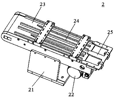 A high-efficiency pad printing machine with automatic material receiving function