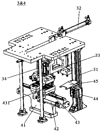 A high-efficiency pad printing machine with automatic material receiving function