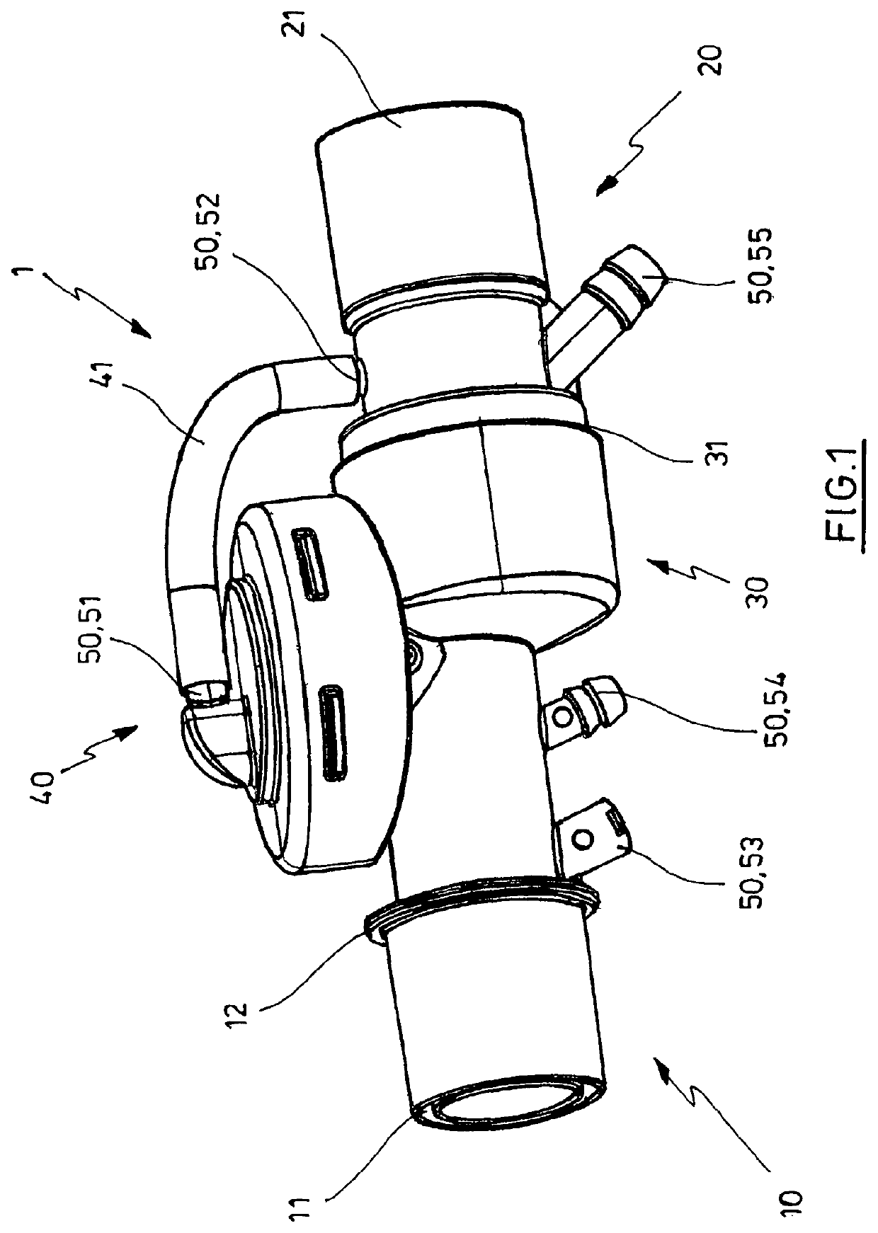 Patient valve for ventilating a patient with a ventilator