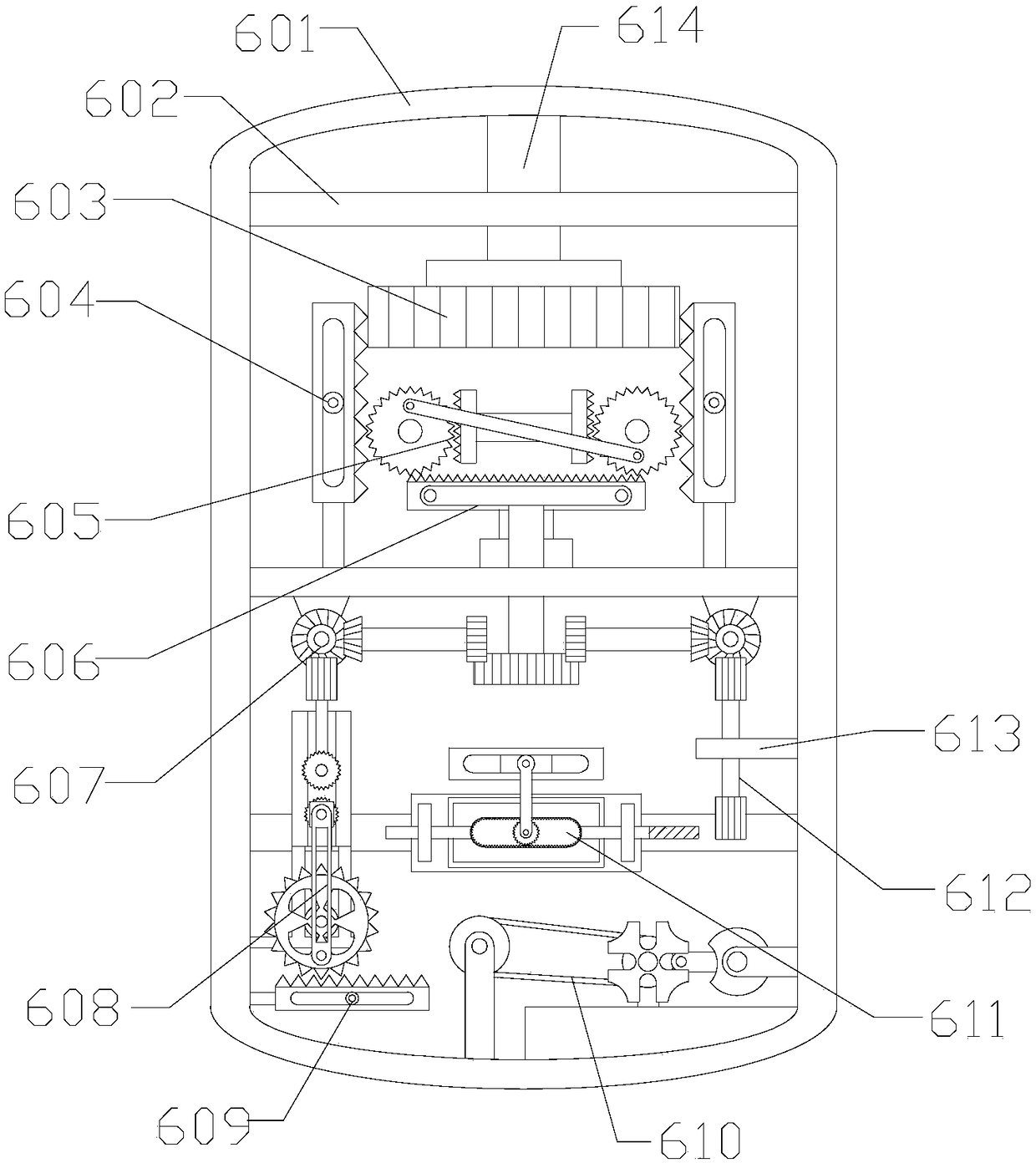 Telescopic bridge of high-altitude operation vehicle