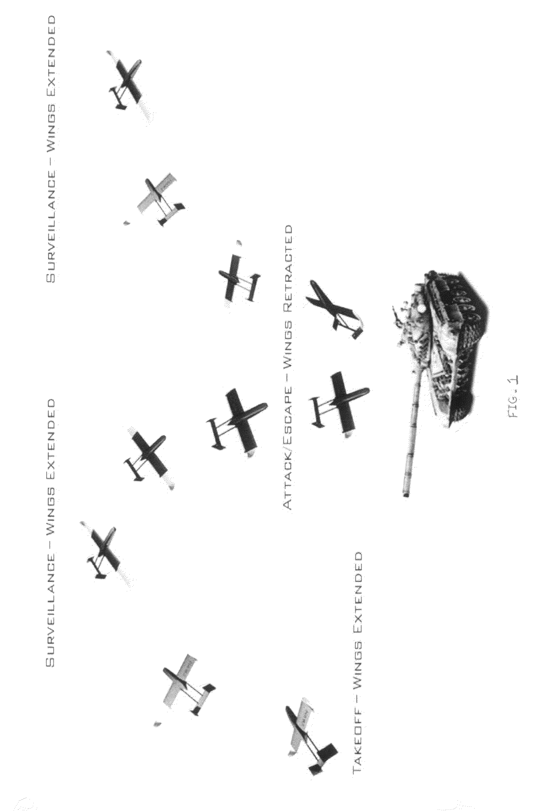 Telescoping and sweeping wing that is reconfigurable during flight