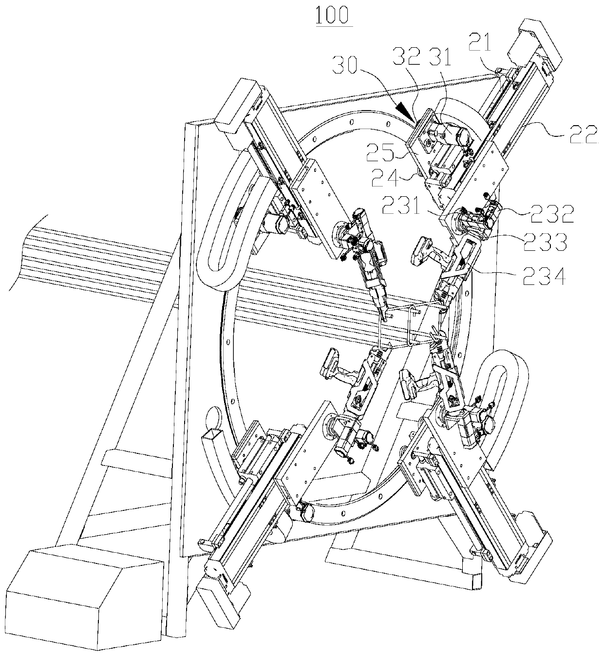 Reinforcement cage binding device