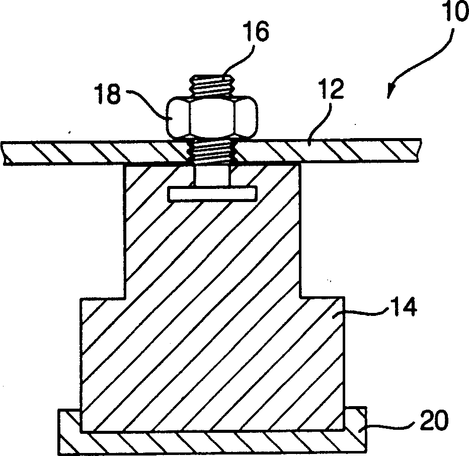 Air conditioner outdoor unit basement device