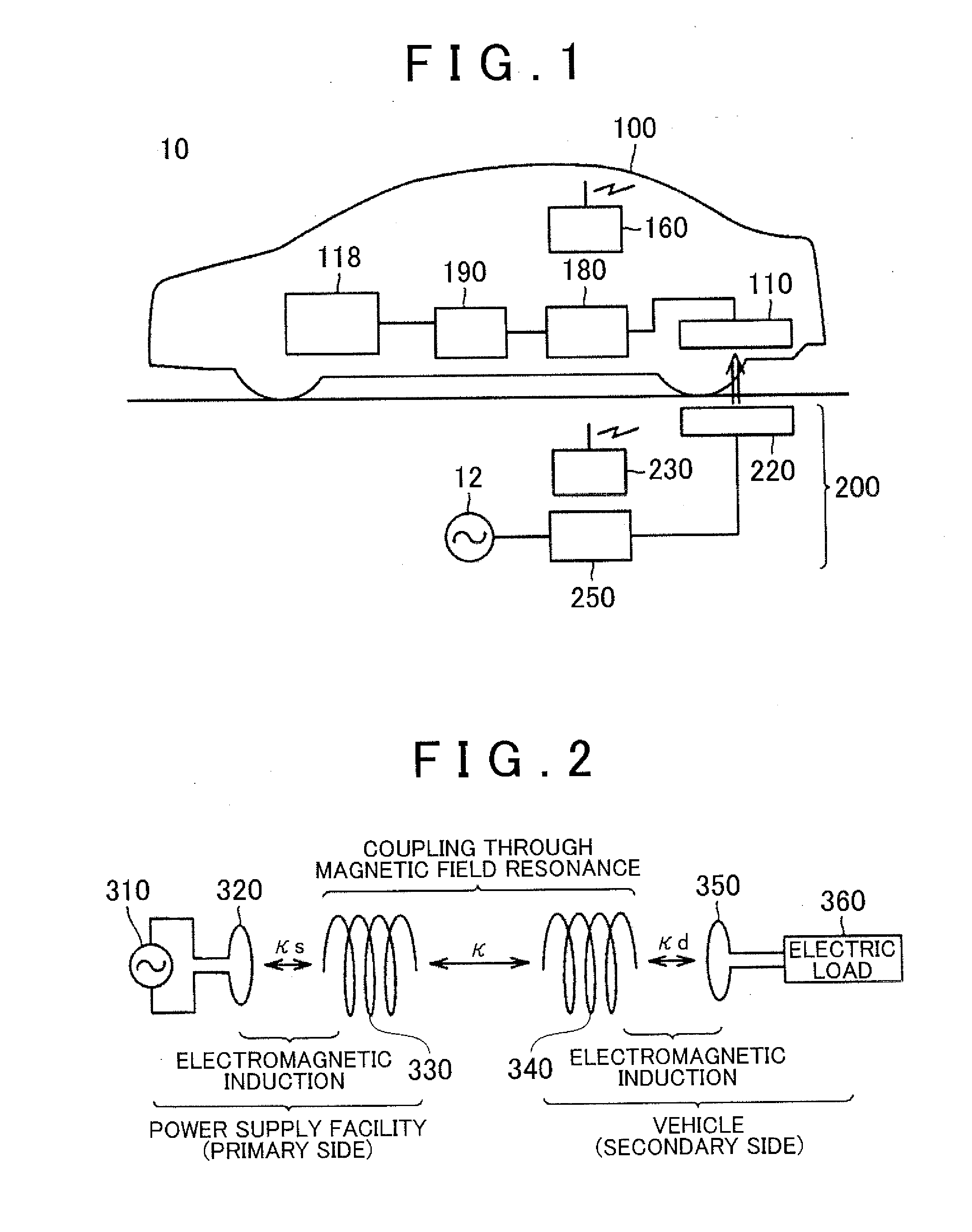 Contactless power transmitting device, contactless power receiving device, and contactless power transfer system