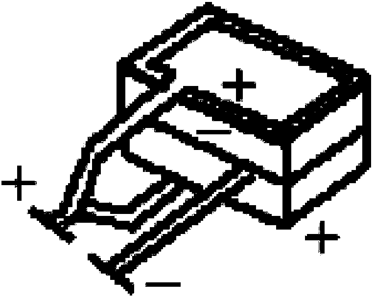 Pressing piezoelectric power generation device