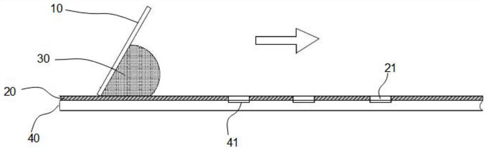 Scraper device, solder paste printing equipment and manufacturing method of printed circuit board assembly