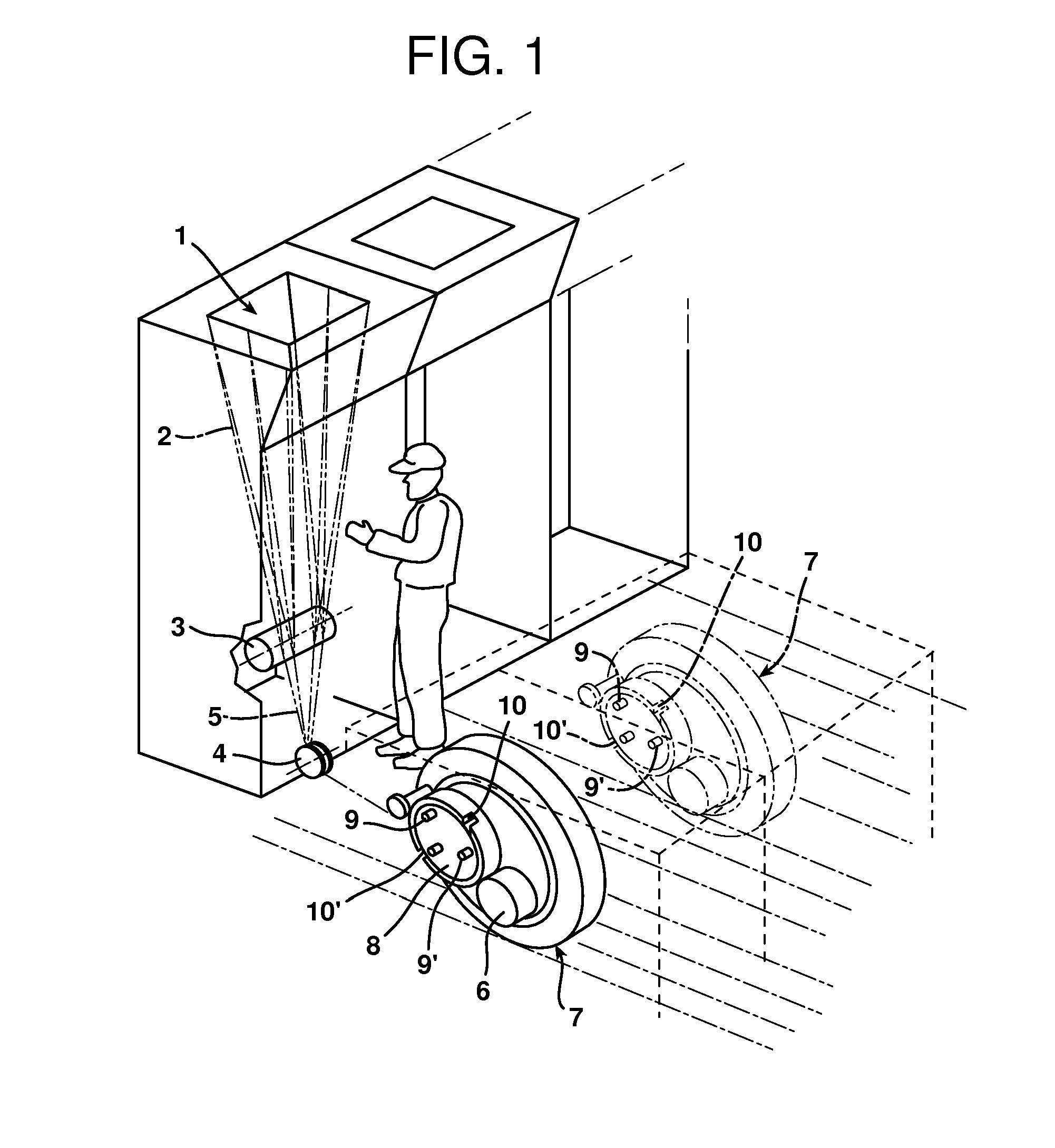 System for the manufactur of chopped strands made of thermoplastic material