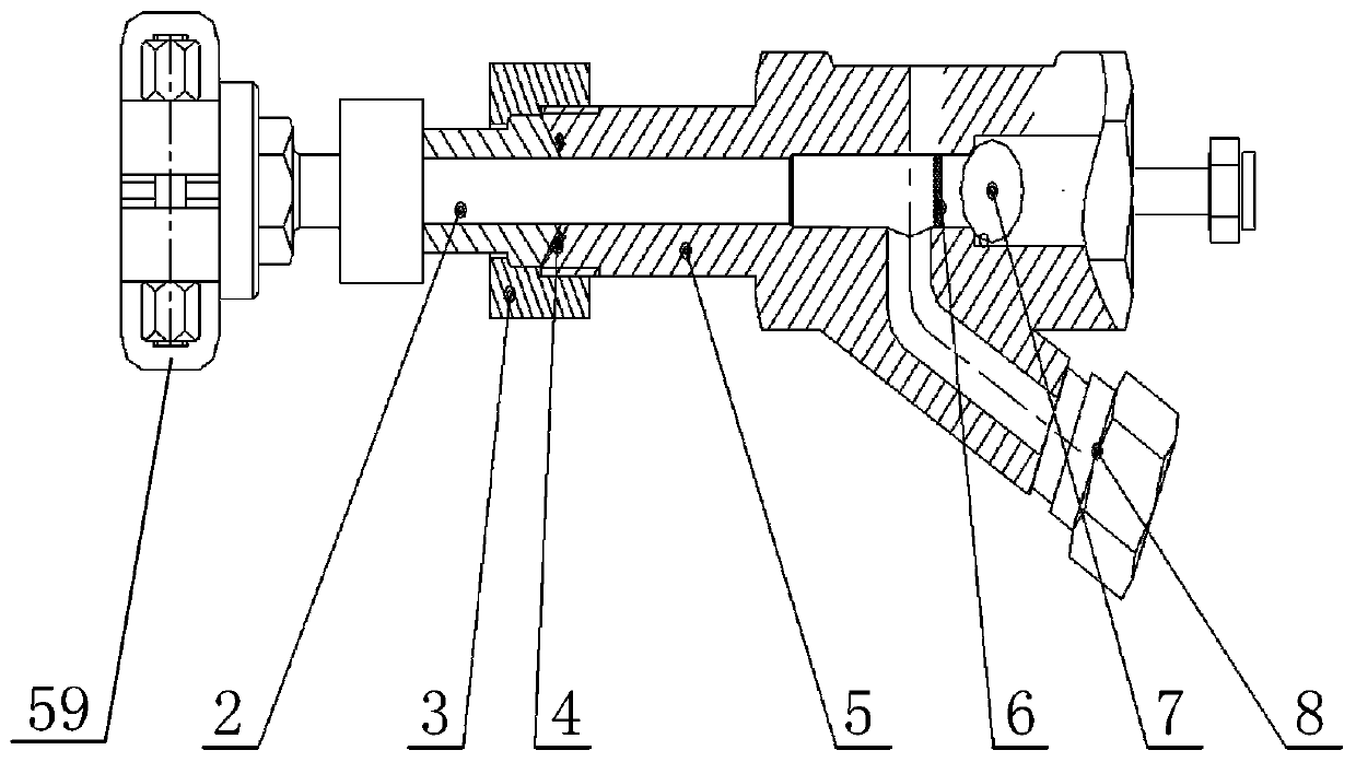 Associated gas and liquid recycling device