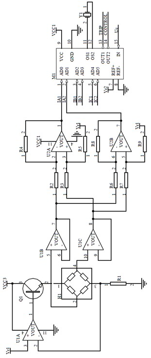 Multifunctional circuit for controlling and protecting switching apparatus