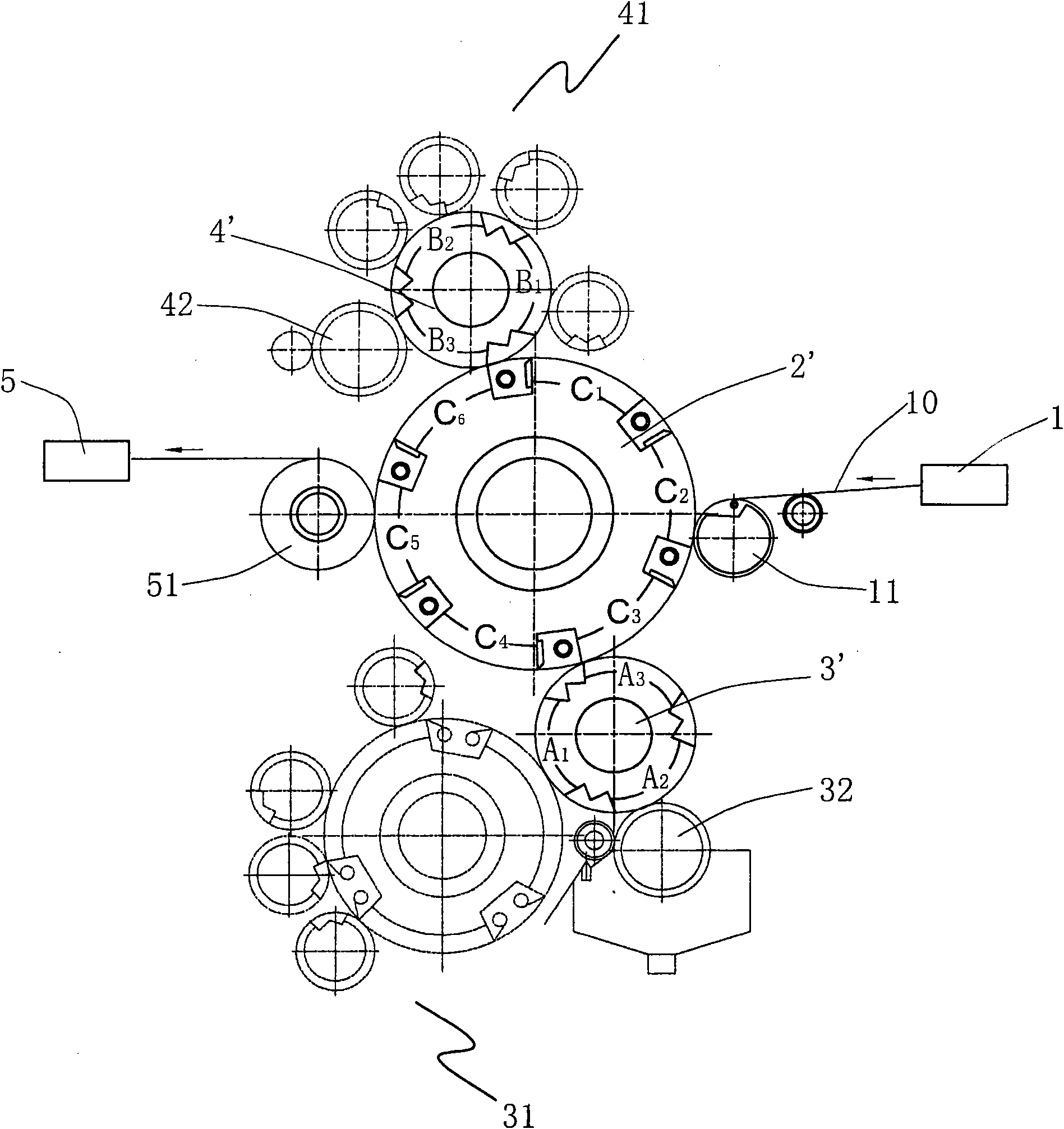 Method and device for double-sided opposite printing for engraved intaglio plate