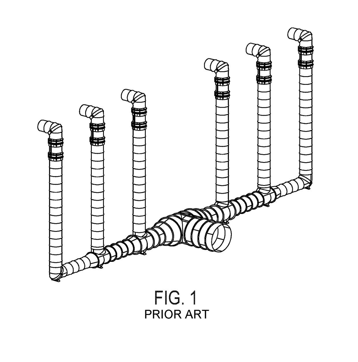 Turbine exhaust duct design for air cooled condensers