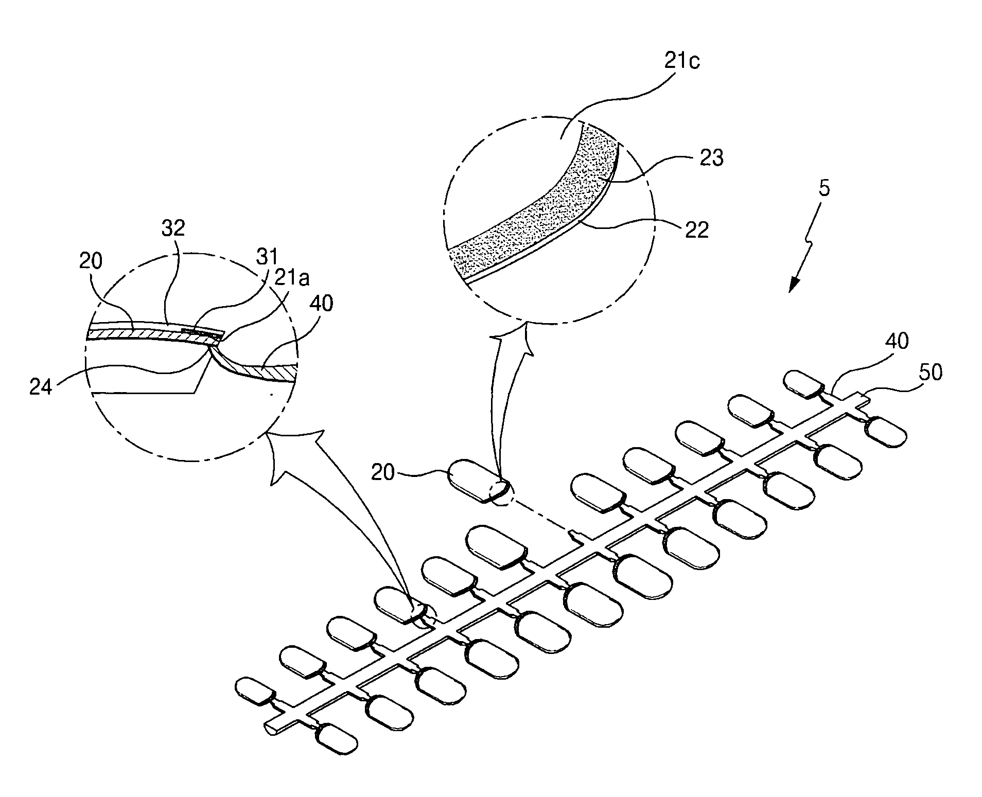 Artificial nail capable of preventing damage of French-nail decoration