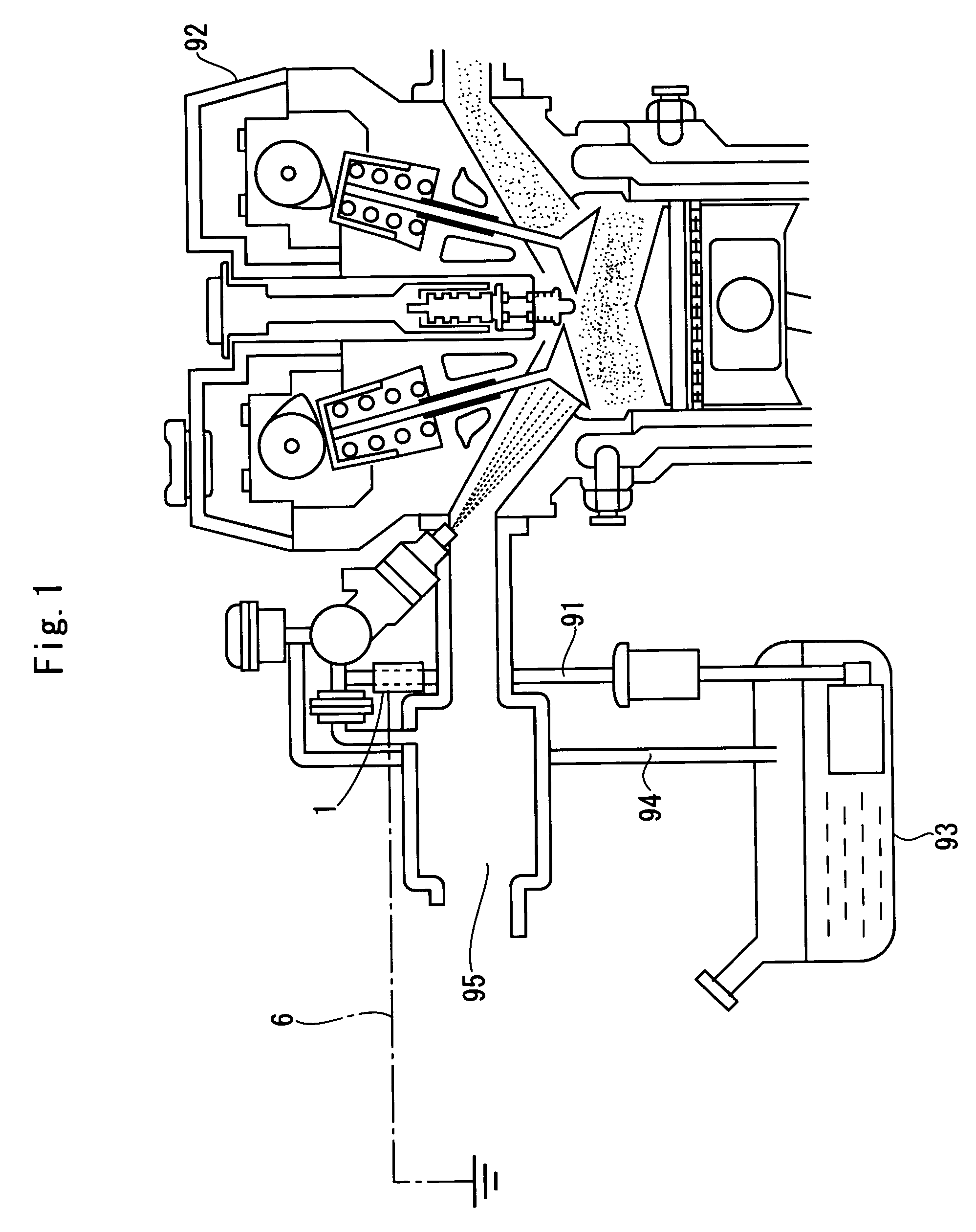 Apparatus for enhancing combustion efficiency of liquid fuel