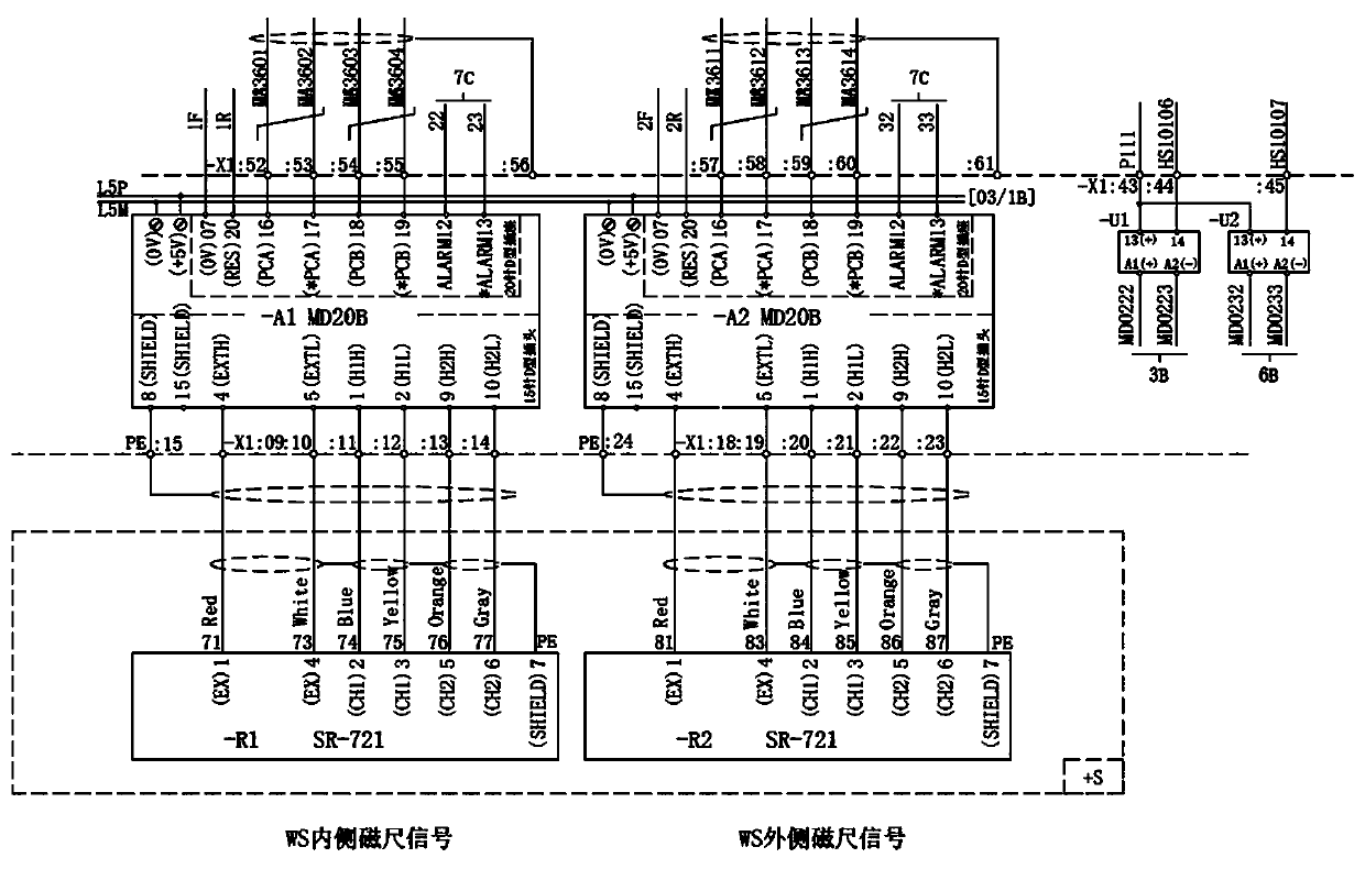 Method for processing stable and reliable roll gap measuring signals of aluminum alloy cold rolling