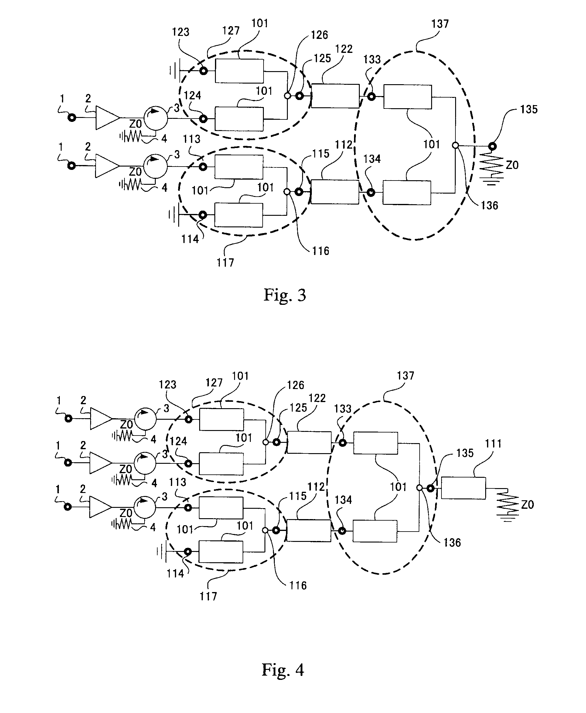 Power combiner/distributor and transmitter using the power combiner/distributor