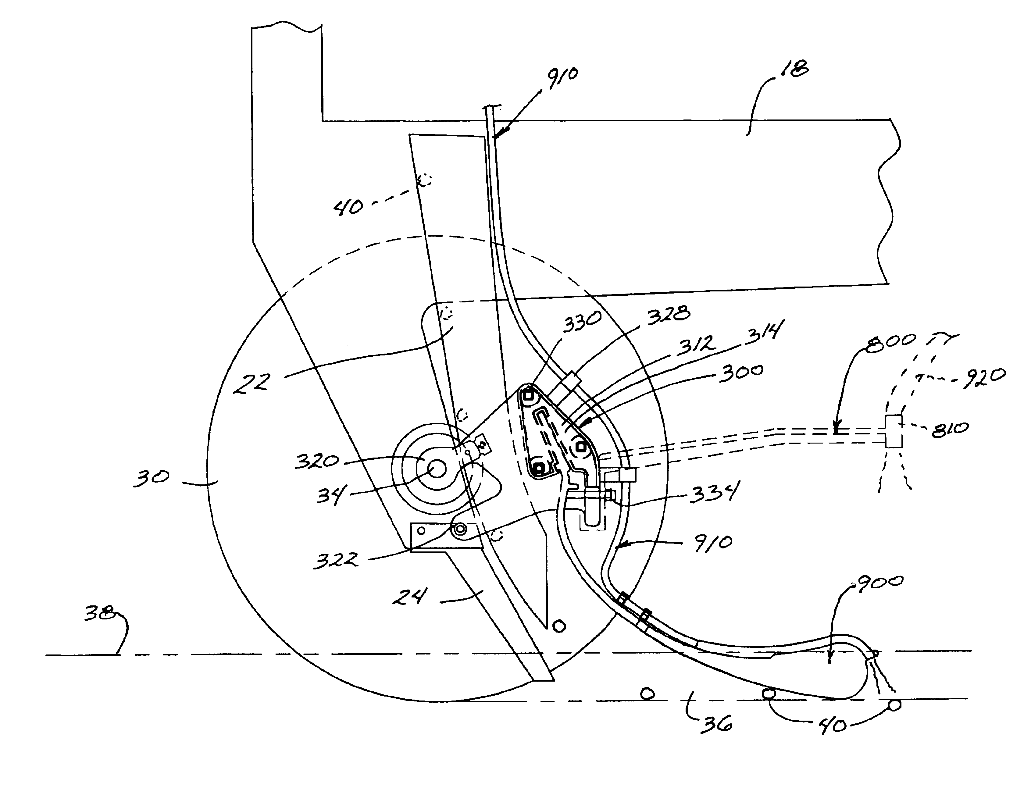 Planter bracket assembly for supporting appurtenances in substantial alignment with the seed tube