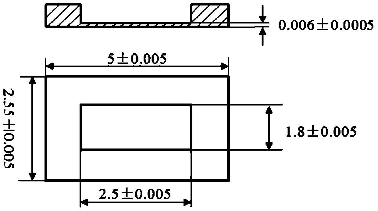 A kind of laser etching processing method of quartz crystal