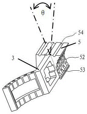 Rotary external guiding and internal fixing configuration configuring device for femoral head and neck