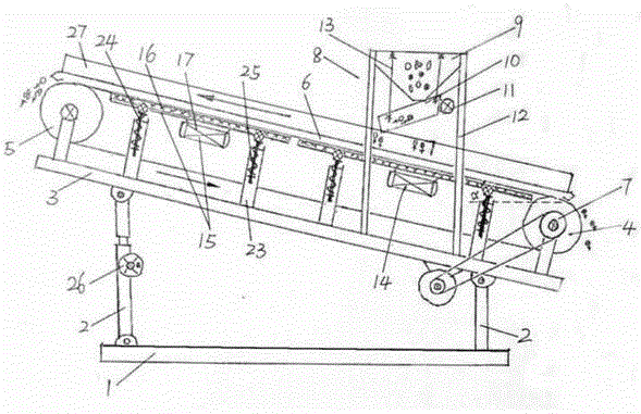 Two-stage bouncing seed and hull separation machine of camellia oleifera fruits