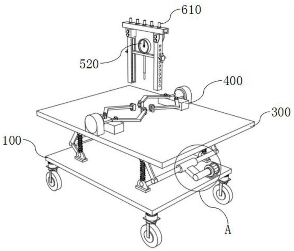 Vibration detection device for mechanical arm manufacturing