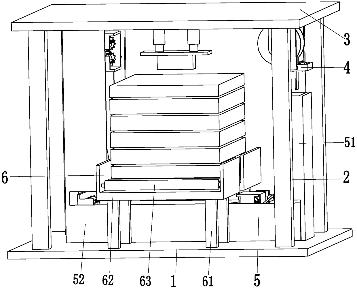 Assembled building partition board packing robot