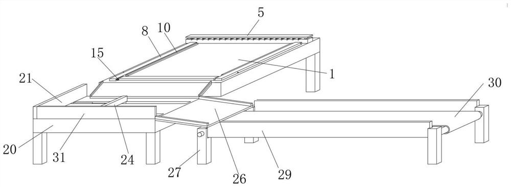 Finished product packaging device and working method for polyaluminum chloride production