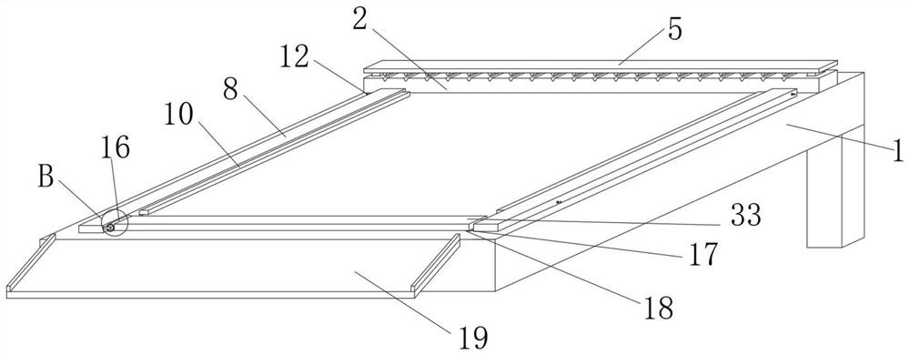 Finished product packaging device and working method for polyaluminum chloride production