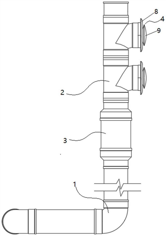 Silencing method for air pipeline