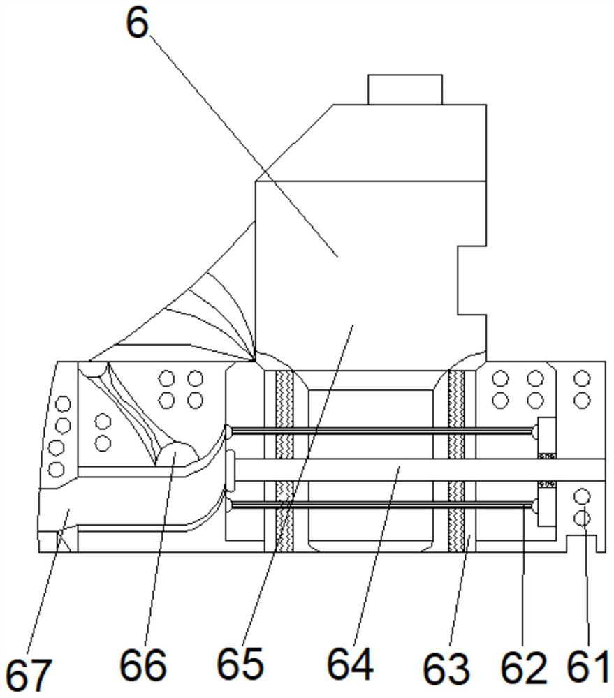 Plastic particle drying device