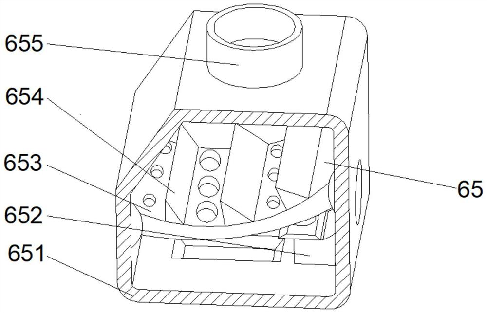 Plastic particle drying device