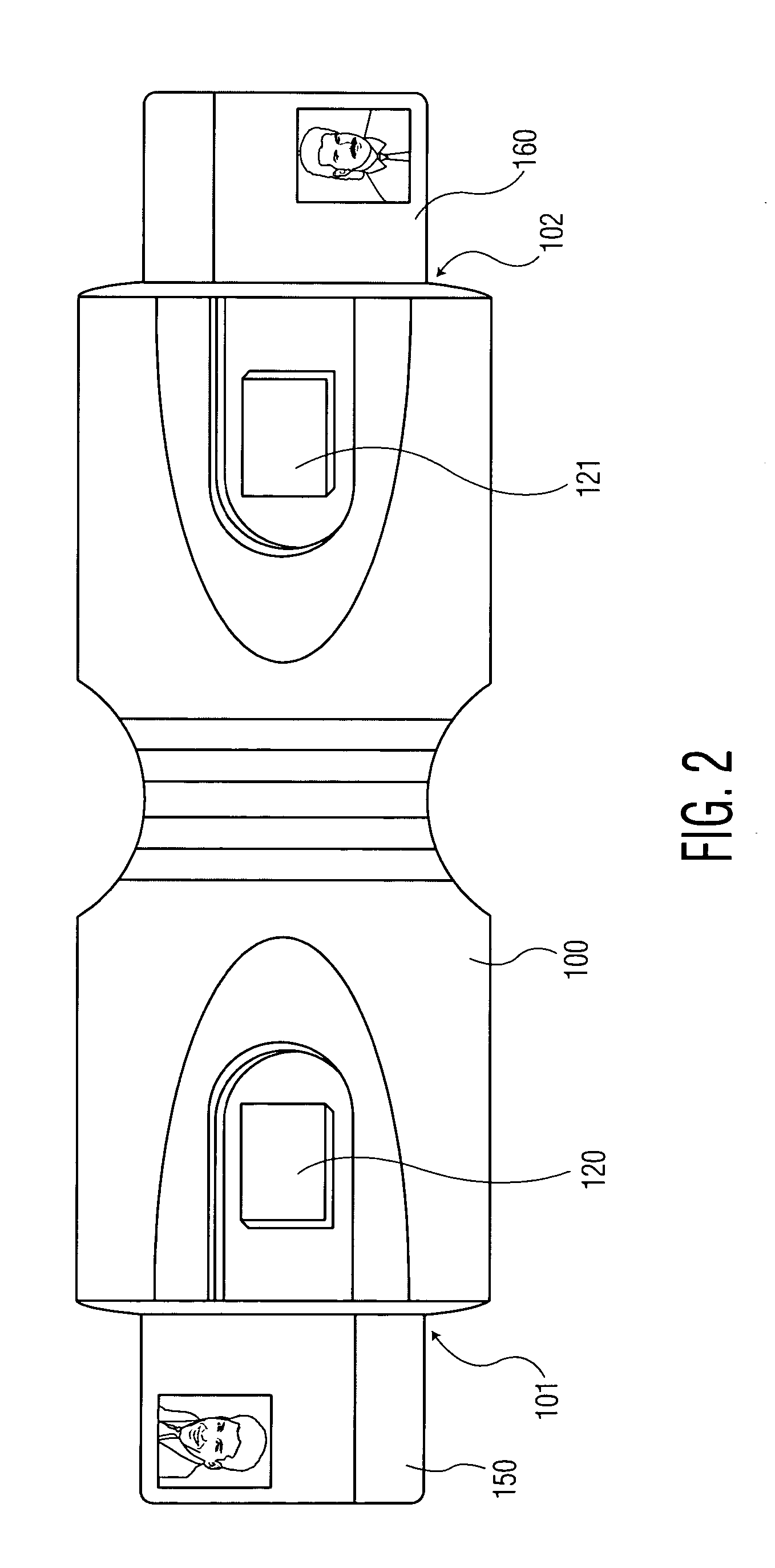 Dual-sided smart card reader