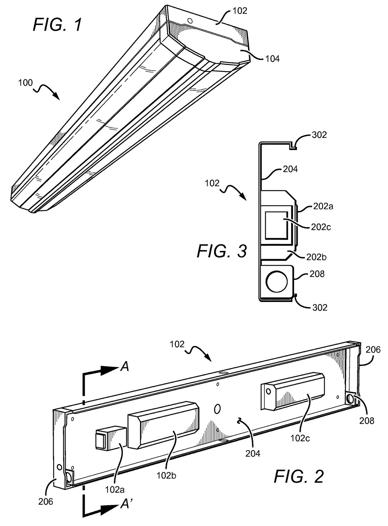 Surface ambient wrap light fixture