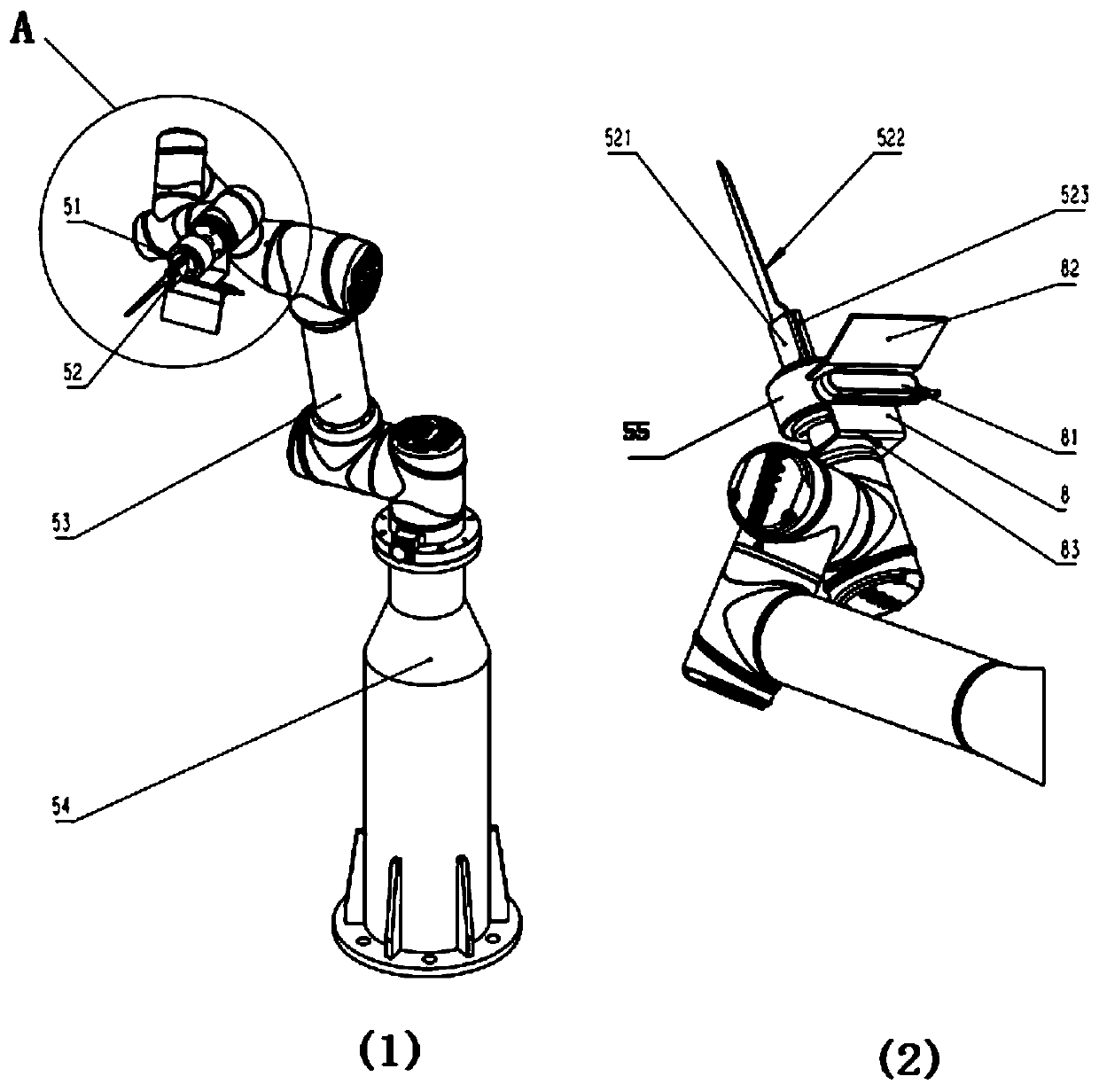 Livestock carcass leg-removing device