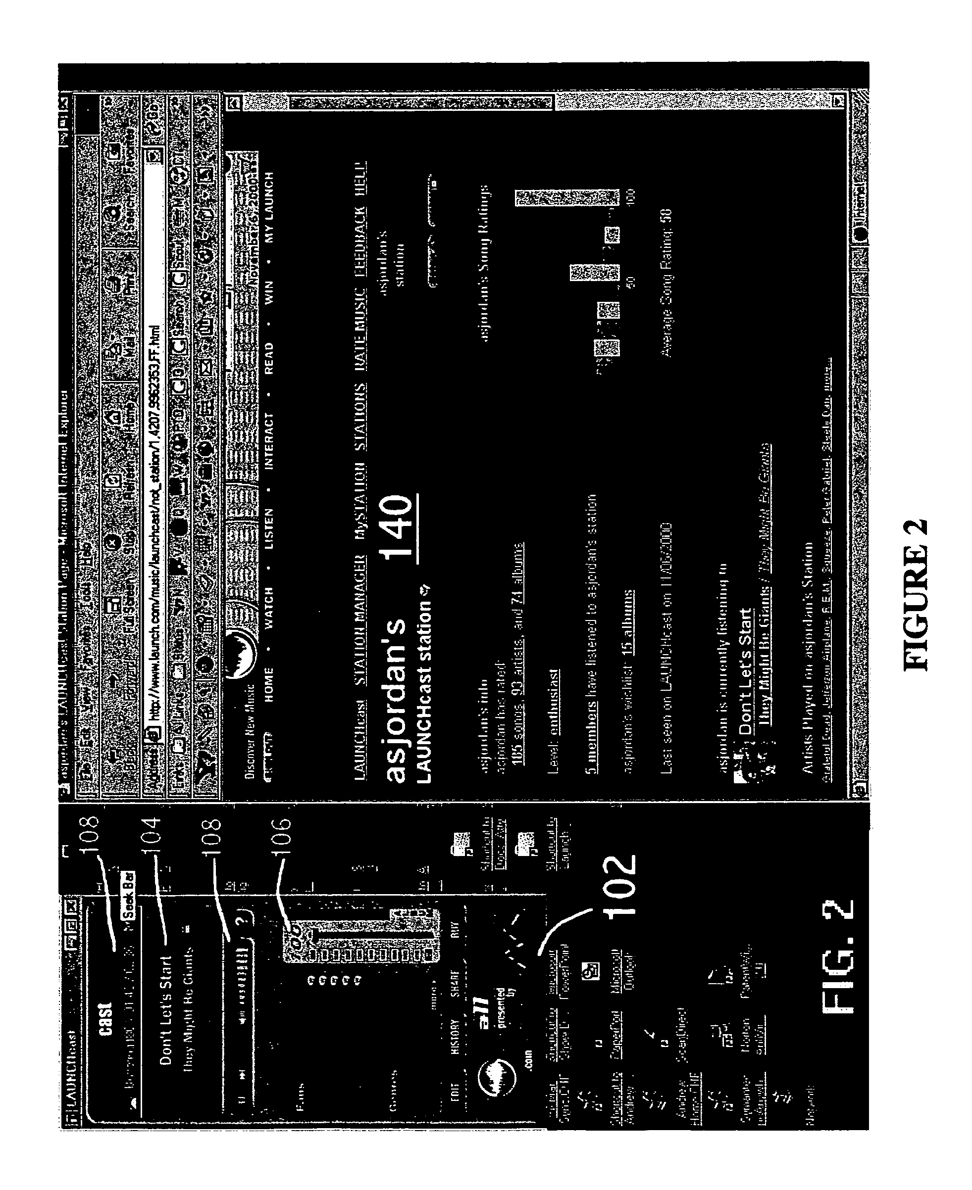 Internet radio and broadcast method