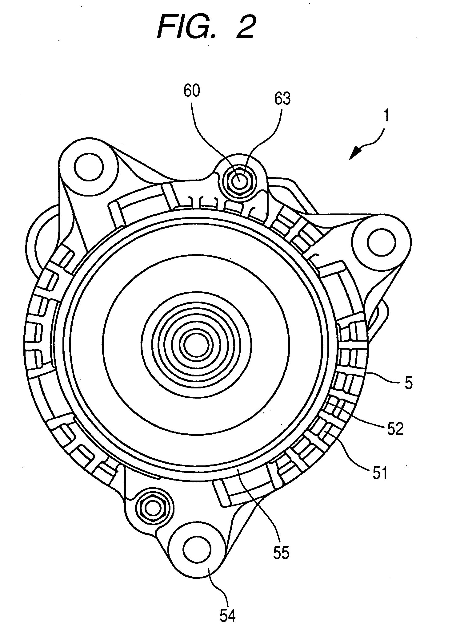 Cooling system for vehicle alternator