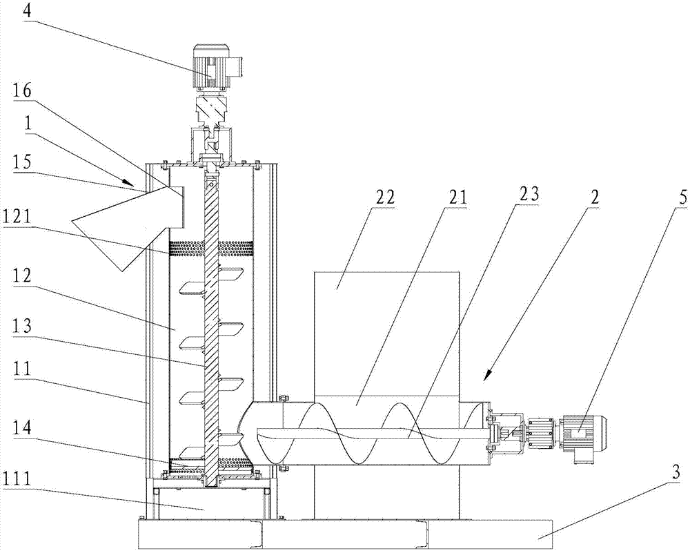 Kitchen waste pretreatment equipment