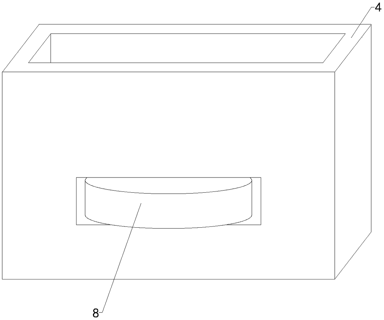 Spray coating device for automobile hub cover production