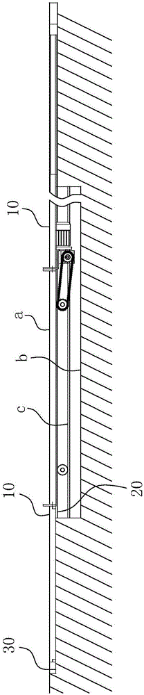 Automatic covering device for cover plates of wire drawing trolley trench