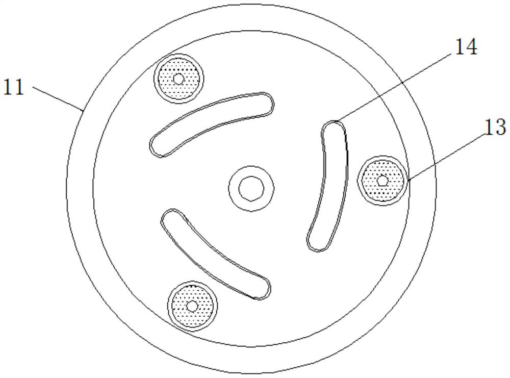 Anti-falling device for vases with different bottom diameters