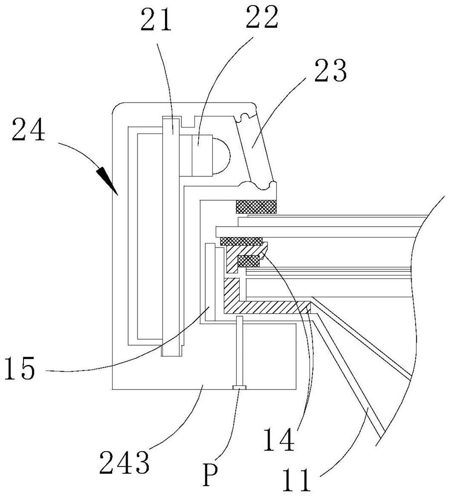 An infrared touch module and an infrared touch display device