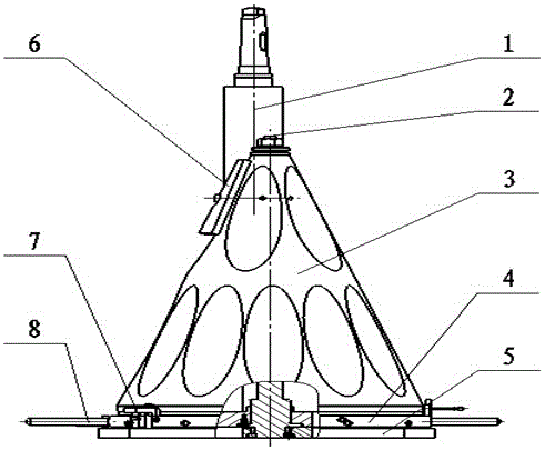 A Method for Machining Axial Hole of Thin-walled Cone