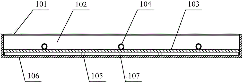 Radiation heat exchange board assembly