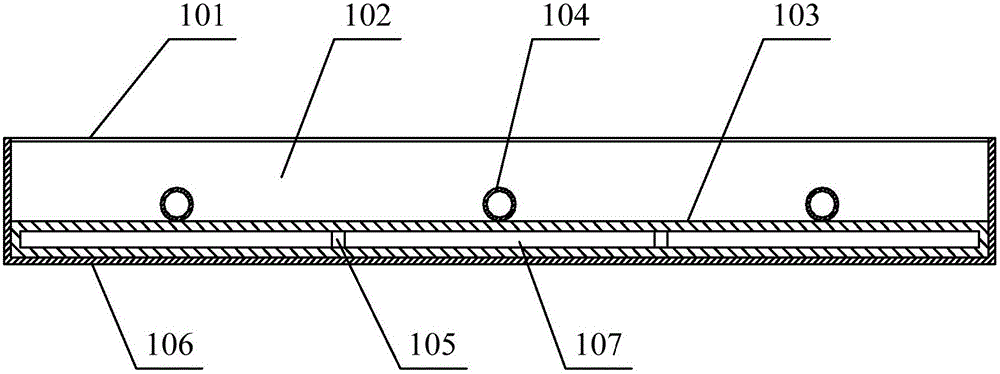 Radiation heat exchange board assembly