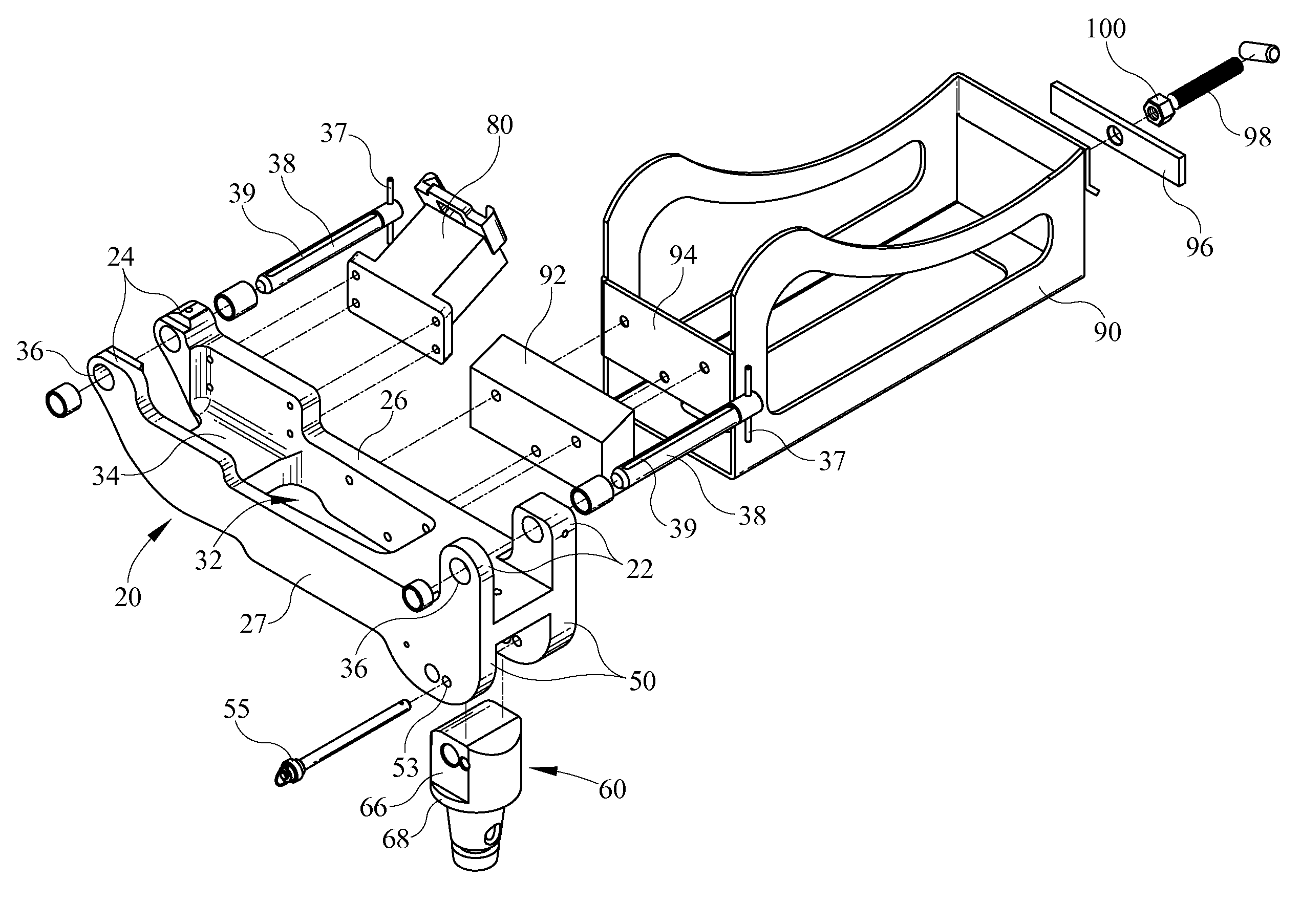 Tri-mount cradle system