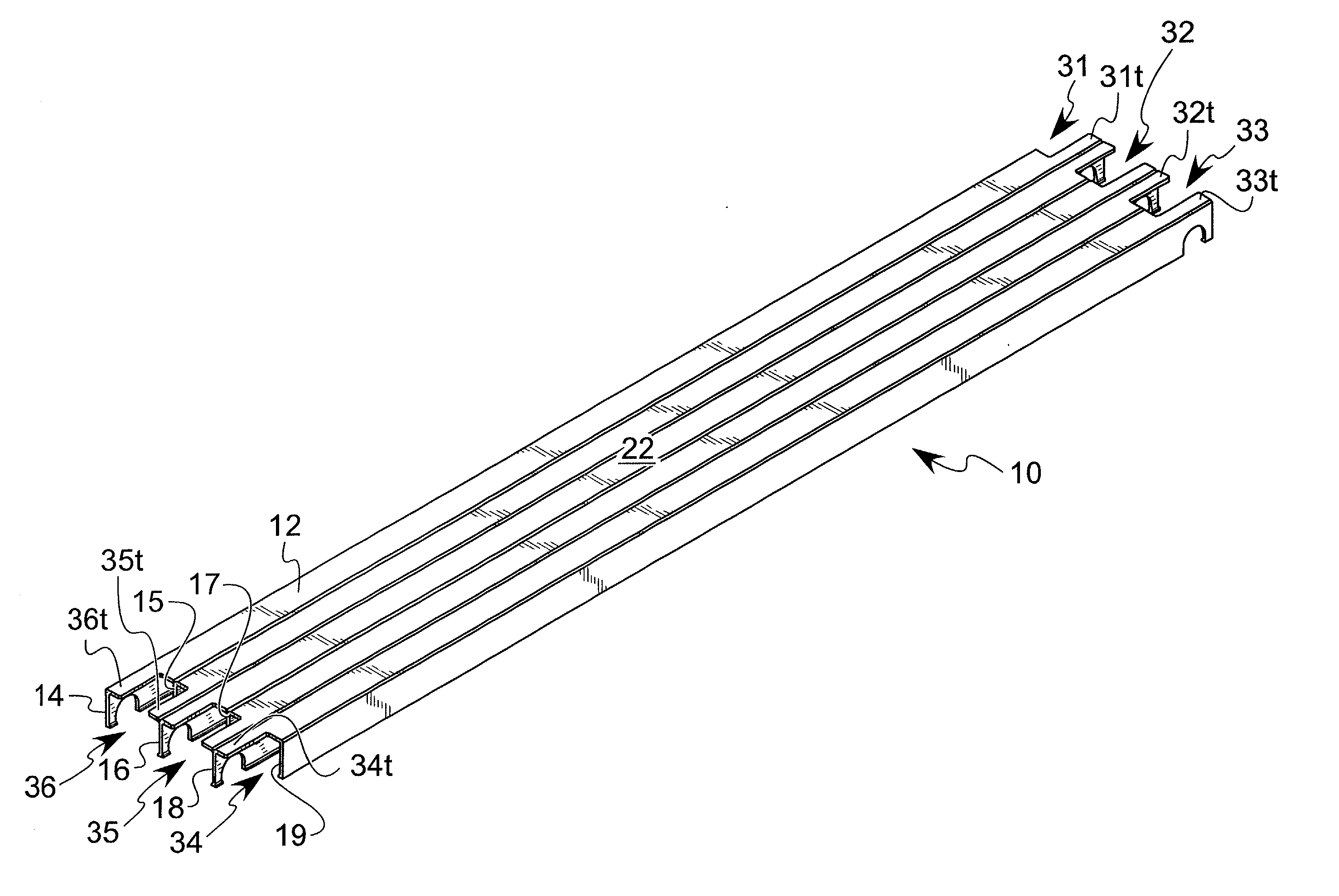 Interlocking scaffold plank