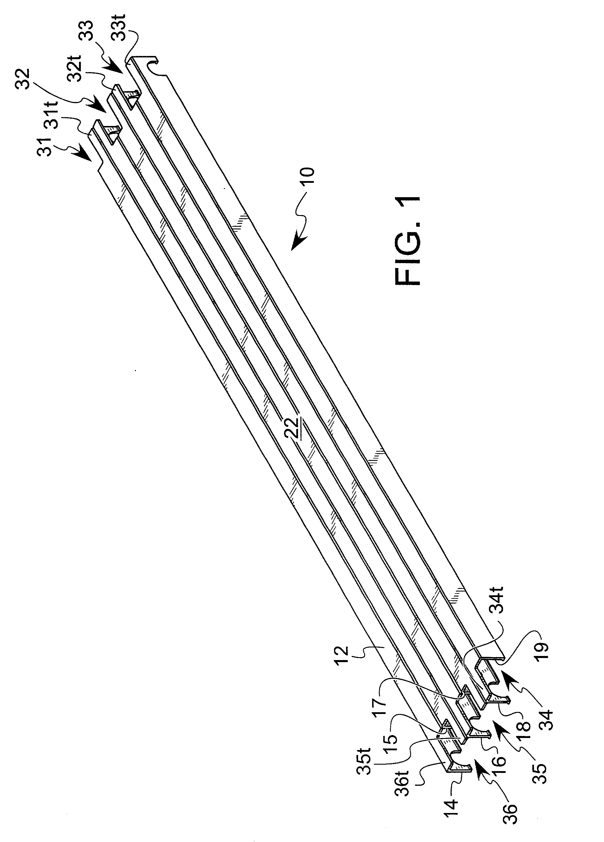 Interlocking scaffold plank